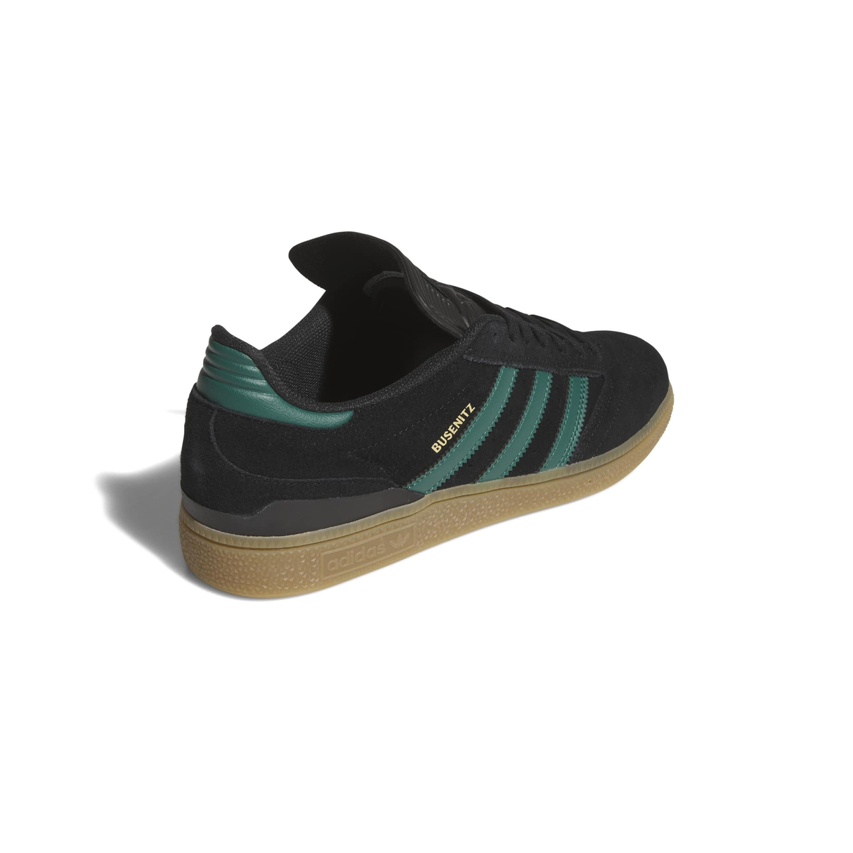 Adidas Skateboarding Busenitz Shoes - Core Black / Collegiate Green / Gum4 (KJ0261)
