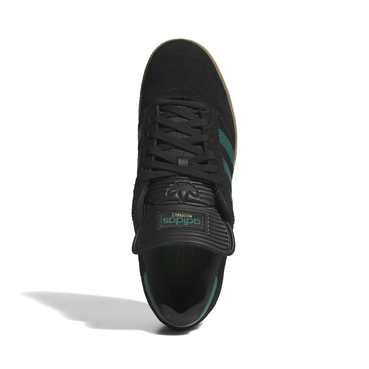 Adidas Skateboarding Busenitz Shoes - Core Black / Collegiate Green / Gum4 (KJ0261)