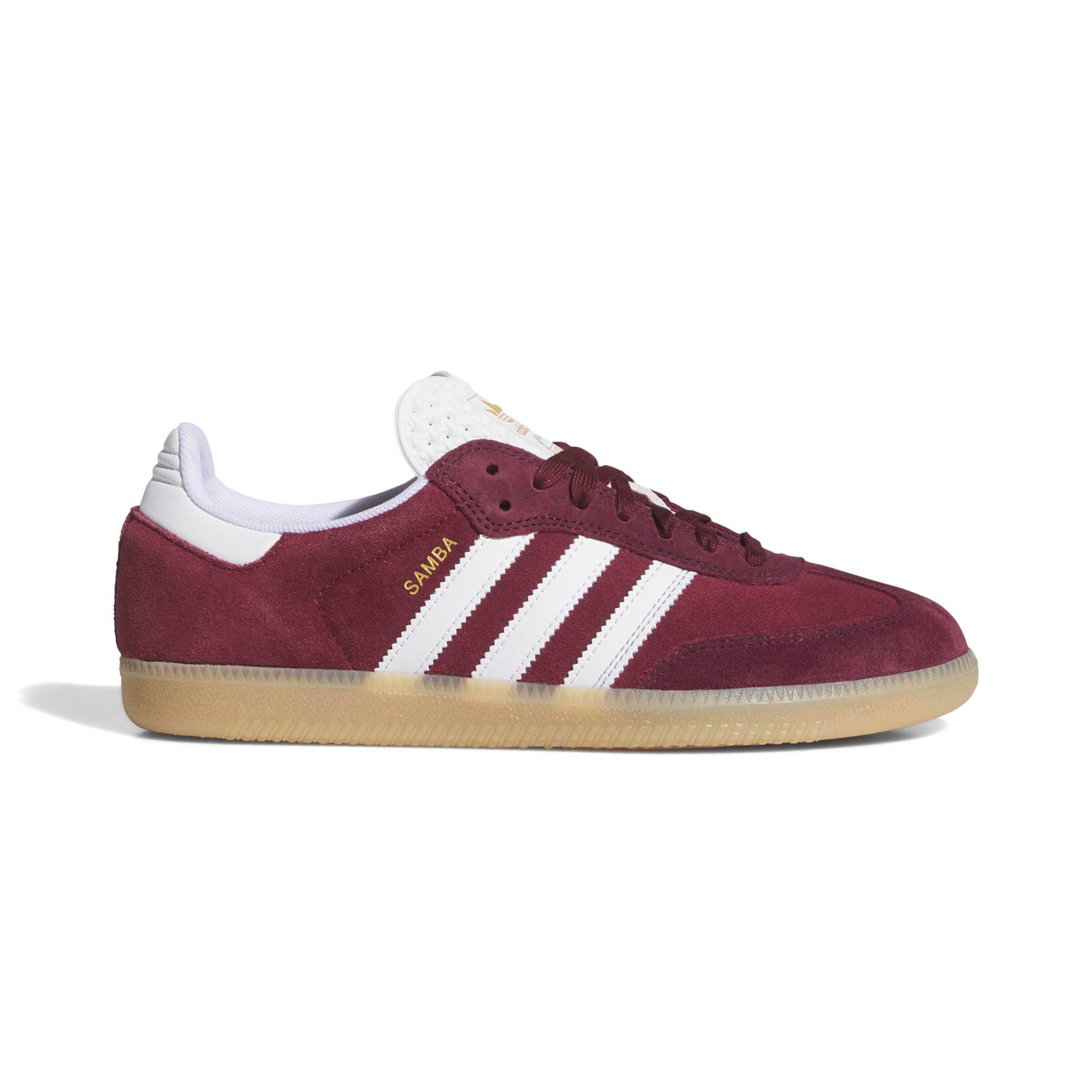 Adidas Skateboarding Samba ADV Shoes Trainers - Shadow Red / Footwear White / Maroon (KJ0265)