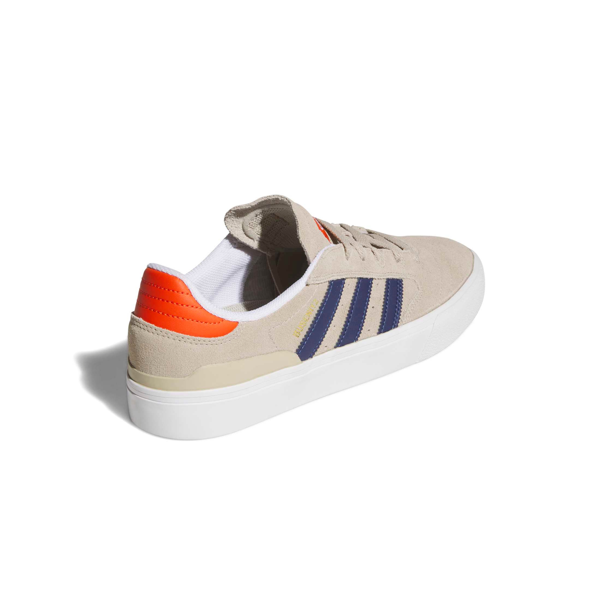 Adidas Skateboarding Busenitz Vulc II Shoes - Wonder Beige / Dark Blue / Collegiate Orange (KJ0251)