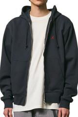 Gramicci One Point Zip Hooded Sweatshirt - Vintage Black