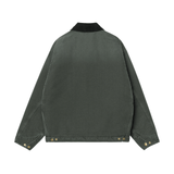 Carhartt WIP OG Detroit Jacket (Winter) - Raven / Black (stone canvas)