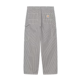 Carhartt WIP Mercer Single Knee Pant - Mercer Stripe, Graphite / Wax (stone washed)