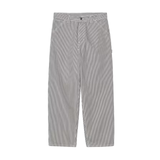Carhartt WIP Mercer Single Knee Pant - Mercer Stripe, Graphite / Wax (stone washed)