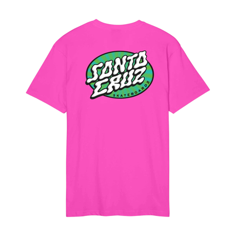Santa Cruz Vertigo Dot T-Shirt - Electric Pink