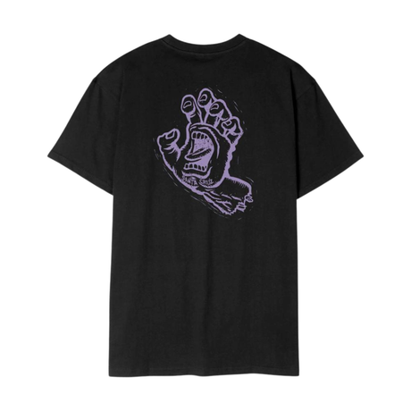Santa Cruz Stamped Screaming Hand T-Shirt - Black