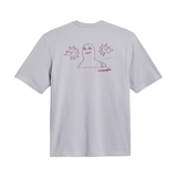 Adidas Skateboarding Gonz NA T-Shirt - Halo Silver / Shadow Red