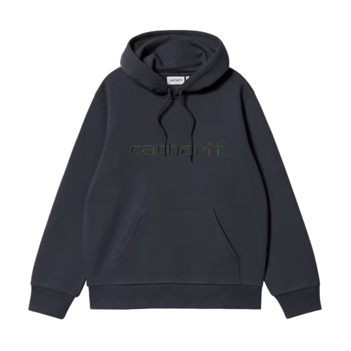 Carhartt WIP Hooded Carhartt Sweatshirt – Dark Navy / Dark Scarab