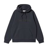 Carhartt WIP Hooded Carhartt Sweatshirt – Dark Navy / Dark Scarab