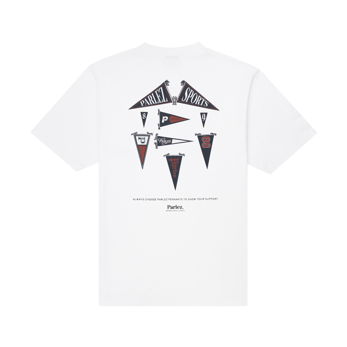 Parlez Pennant T-Shirt - White