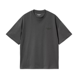 Carhartt WIP Signature Script T-Shirt - Graphite / Dark Scarab