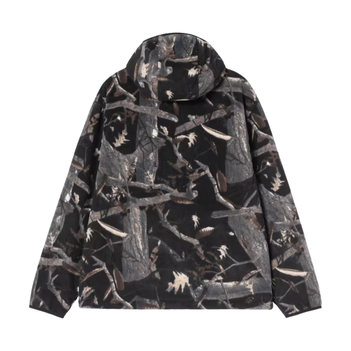 Carhartt WIP Blevin Liner Fleece Jacket - Camo Feather Tree, Black