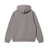 Carhartt WIP Hooded Carhartt Sweatshirt – Shady Grey / Dark Navy