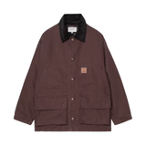 Carhartt WIP Lander Coat Jacket - Palisander / Black stone washed