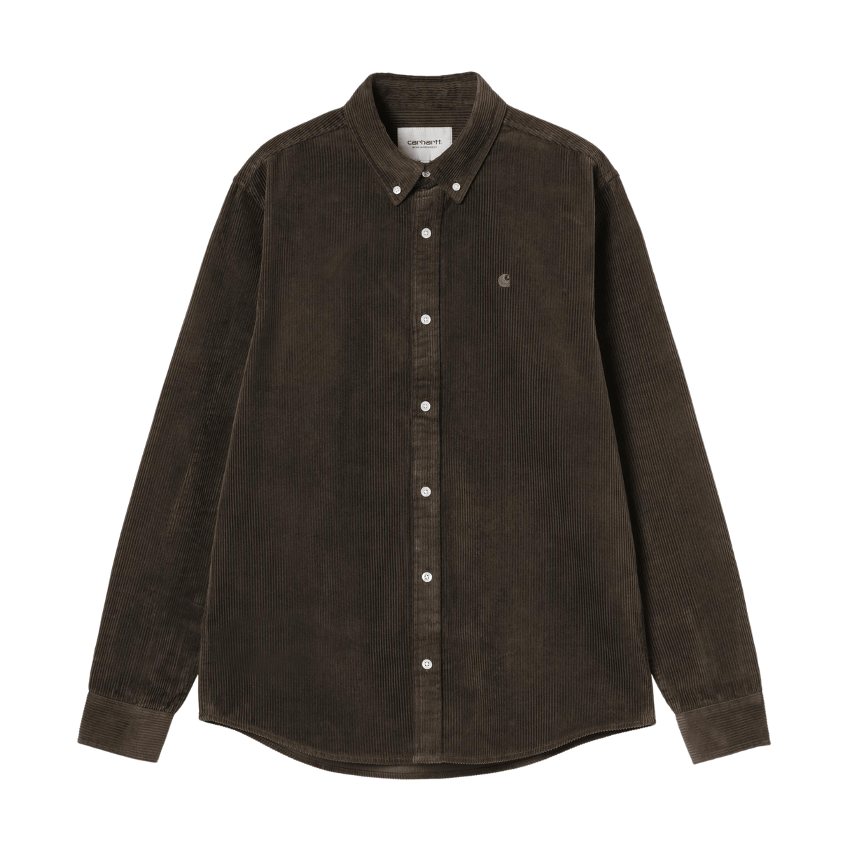 Carhartt WIP Madison Fine Cord Shirt - Tobacco