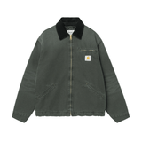 Carhartt WIP OG Detroit Jacket (Winter) - Raven / Black (stone canvas)