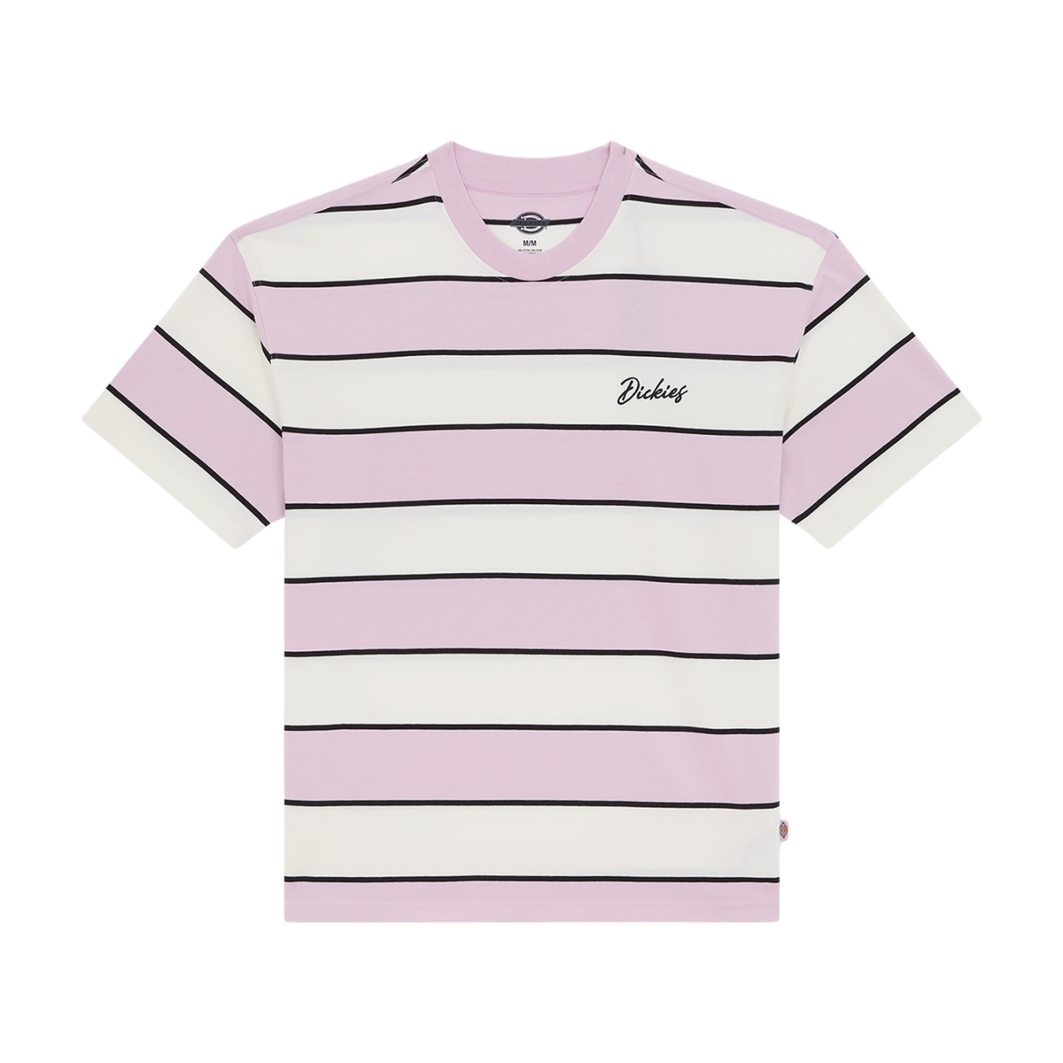 Dickies Embroidery Stripe T-Shirt - Ecru