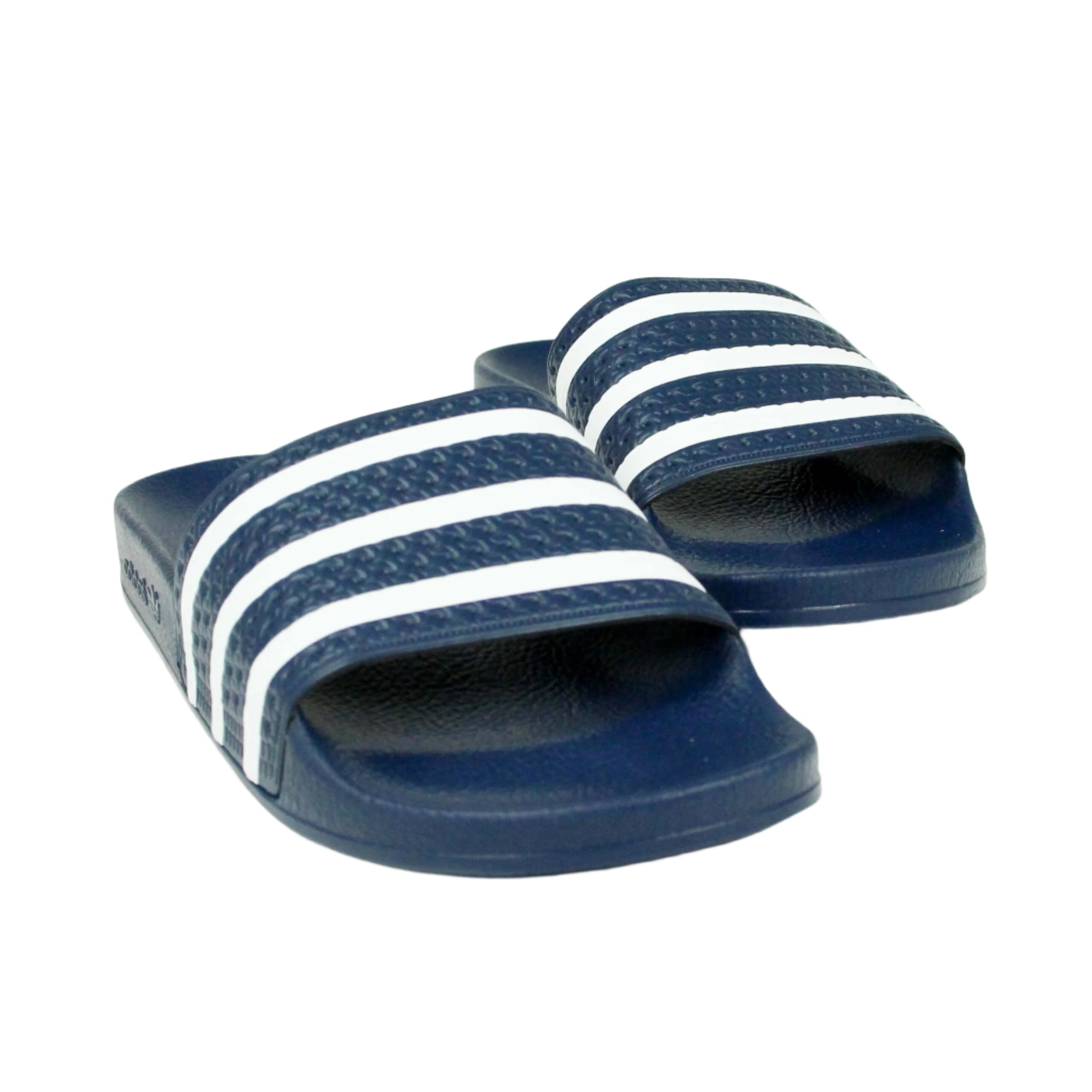 Adidas Adilette Sliders Navy White exclusive at Remix Remix