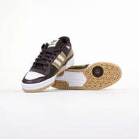 Adidas Forum 84 Low ADV Shoes - Dark Brown / Ecru Tint / Cloud White