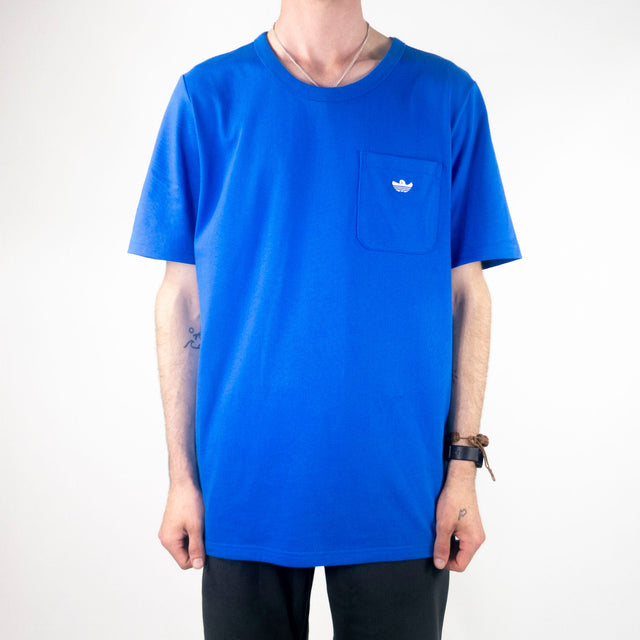 Adidas Heavyweight Shmoo T-Shirt - Blue Bird / White