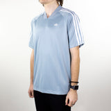 Adidas Herringbone Jersey T-Shirt - Mag Grey / Black / White