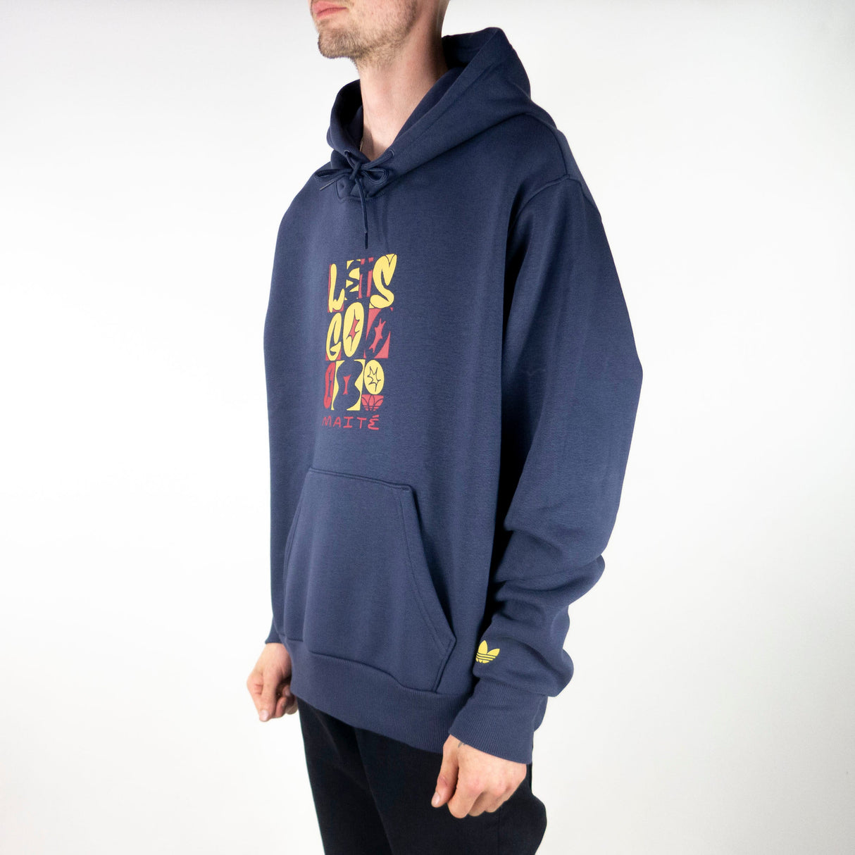 Adidas Maite Steenhoudt Message Hoodie - Shadow Navy / Pyrite / Team Victory Red