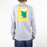 Adidas Shmoofoil Painted Long Sleeve T-Shirt - Grey