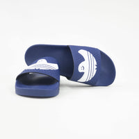 Adidas Shmoofoil Slides - Blue/White/White