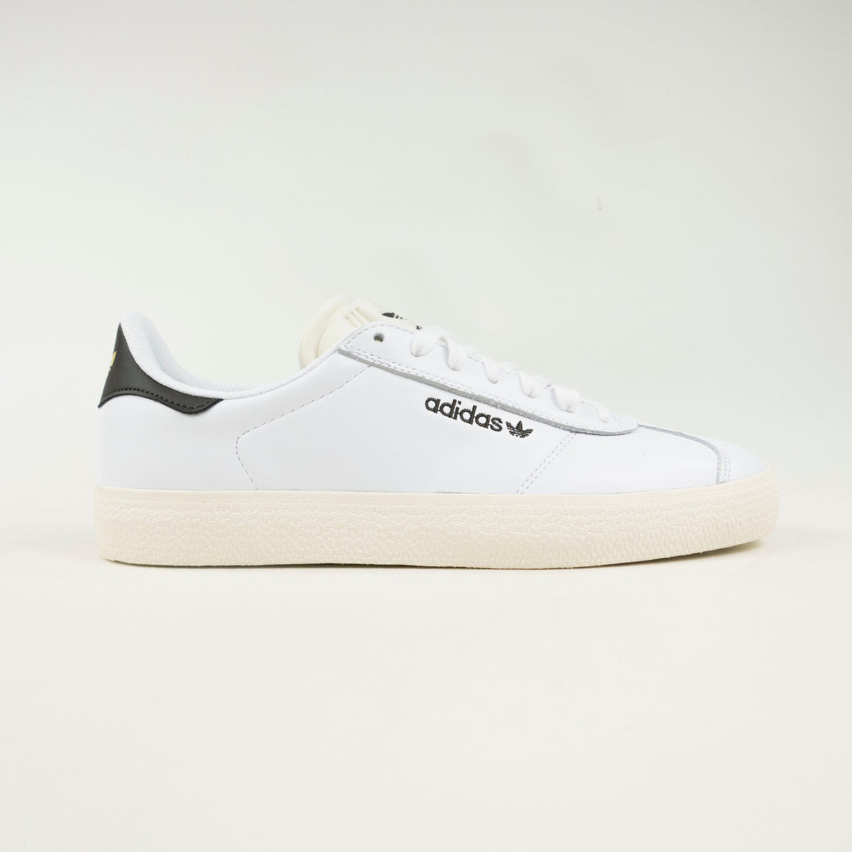 Adidas Skateboarding Gazelle ADV Shoes - Cloud White / Cloud White / Shadow Olive