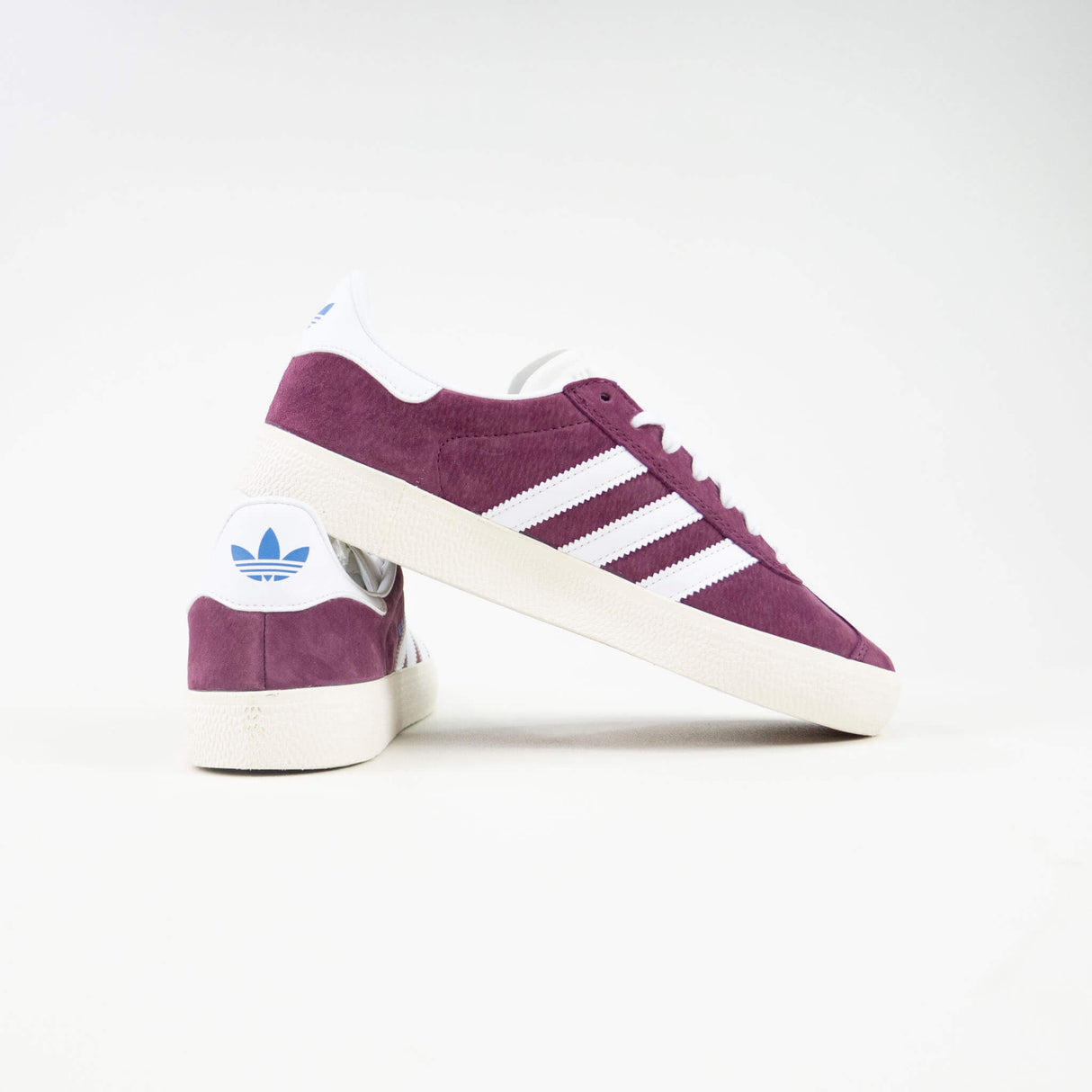 Adidas Skateboarding Gazelle ADV Shoes - Victory Crimson/White/Blue Bird