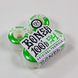 Bones Wheels 100's V4 100A- 54MM / Green / White