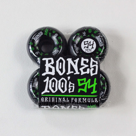 Bones Wheels 100's V5 Sidecut- 54mm / Black