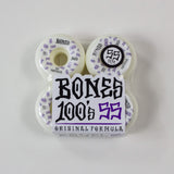 Bones Wheels 100's V5 Sidecut- 55mm / White