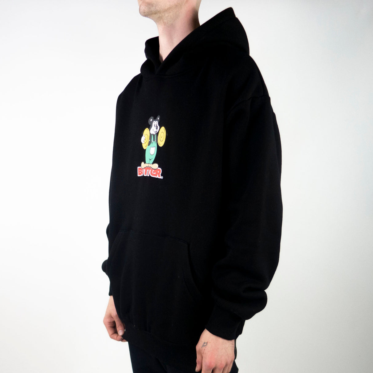 Butter Goods Cymbals Pullover Hooded Sweatshirt - Black