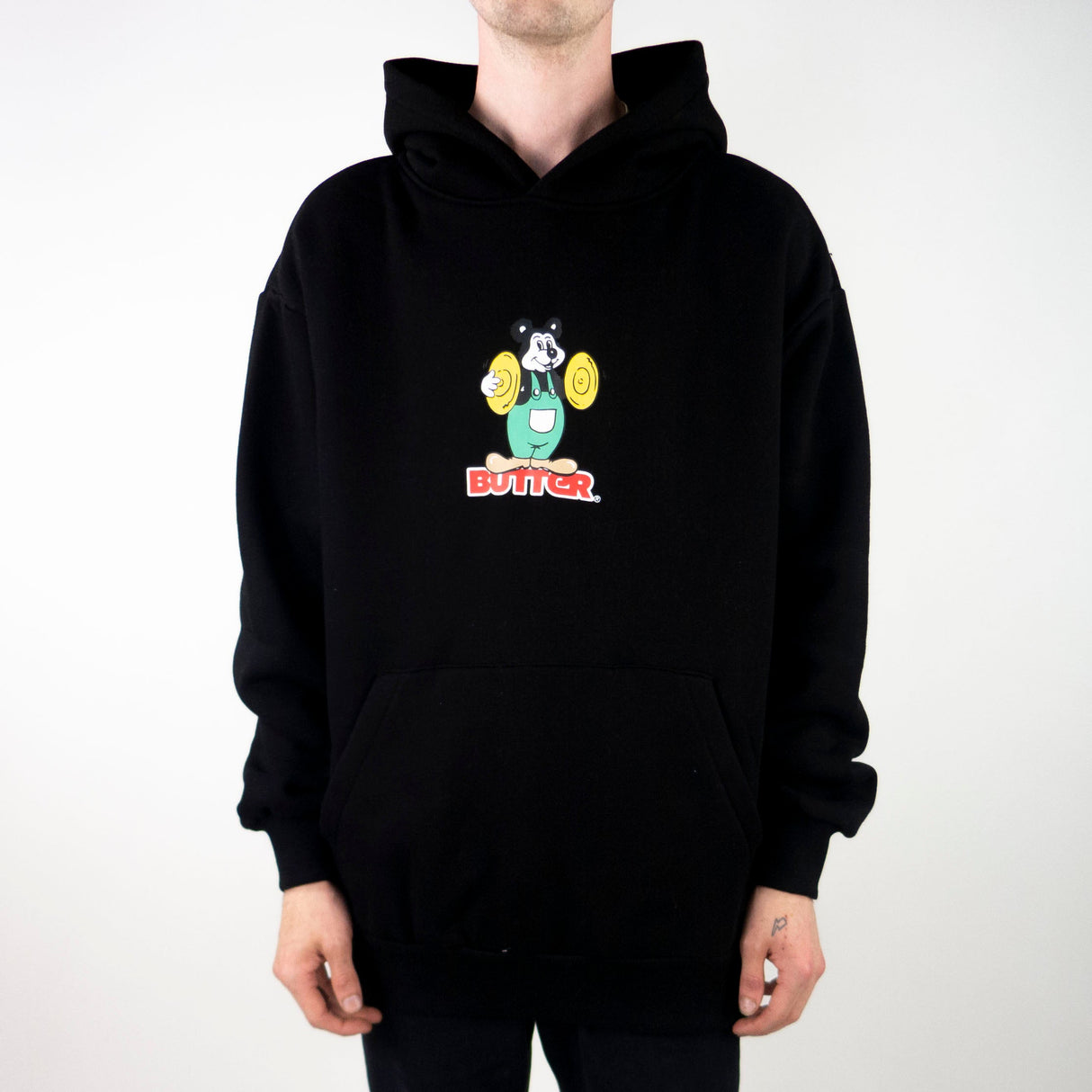 Butter Goods Cymbals Pullover Hooded Sweatshirt - Black