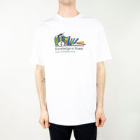 Butter Goods Knowledge Is Power T-Shirt - White