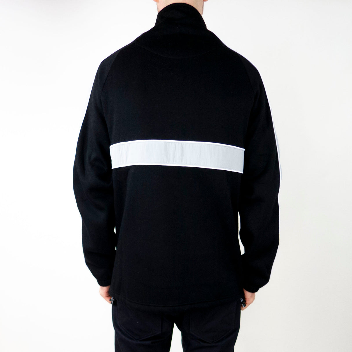 Butter Goods Motion 1/4 Zip Pullover Sweatshirt - Black