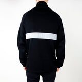 Butter Goods Motion 1/4 Zip Pullover Sweatshirt - Black