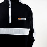 Butter Goods Motion 1/4 Zip Pullover Sweatshirt - Black