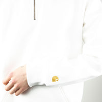 Carhartt WIP Chase Neck Zip Sweatshirt - Wax / Gold