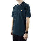 Carhartt WIP Chase Pique Polo T-Shirt - Botanic / Gold