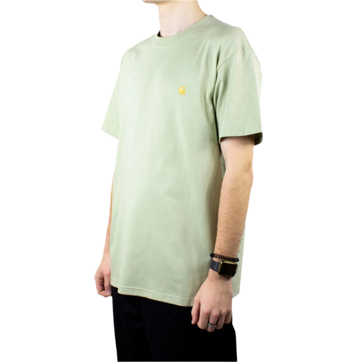 Carhartt WIP Chase T-Shirt - Agave / Gold