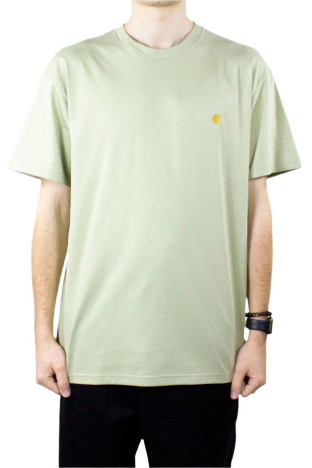 Carhartt WIP Chase T-Shirt - Agave / Gold