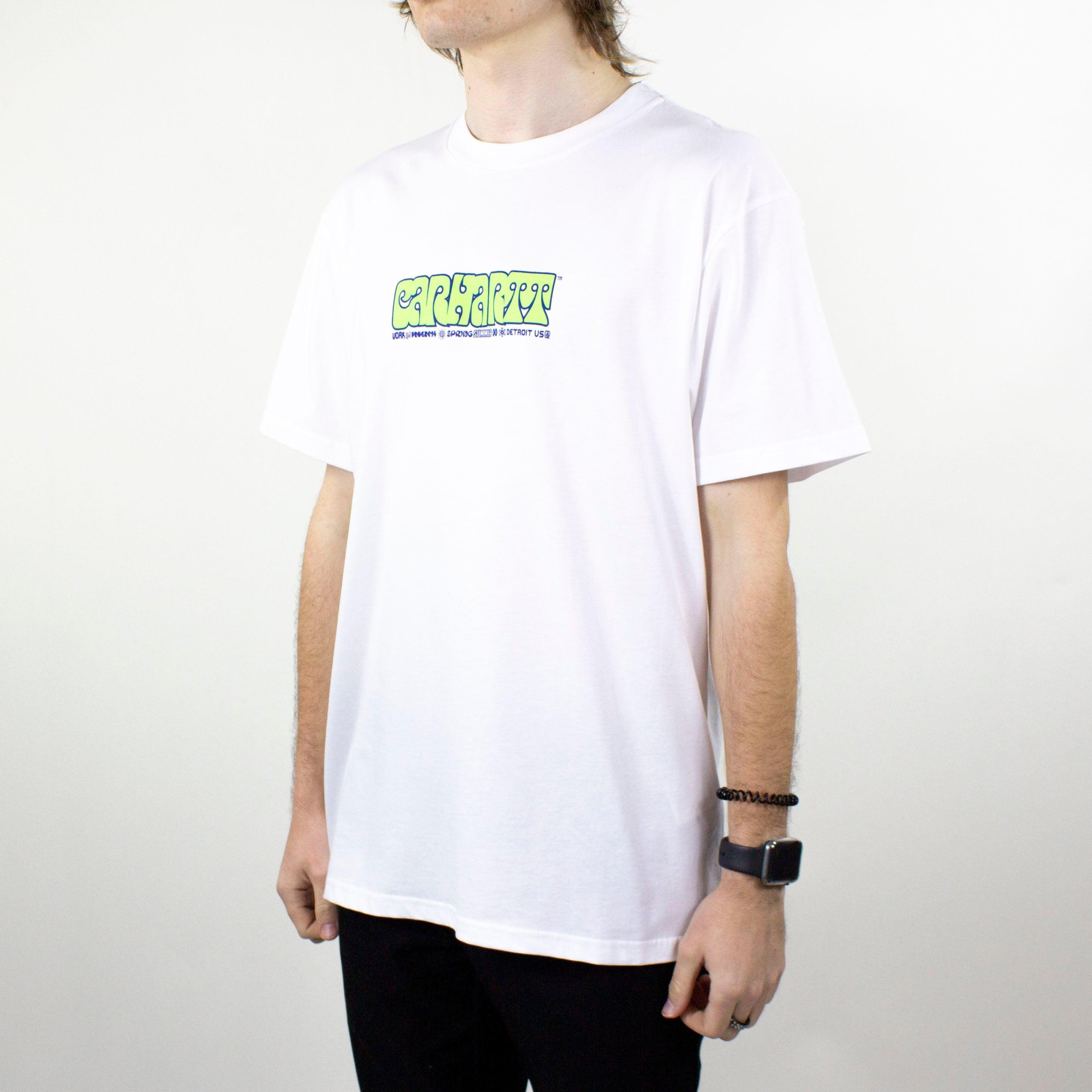 Carhartt WIP Heat Script T-Shirt - White - S / White