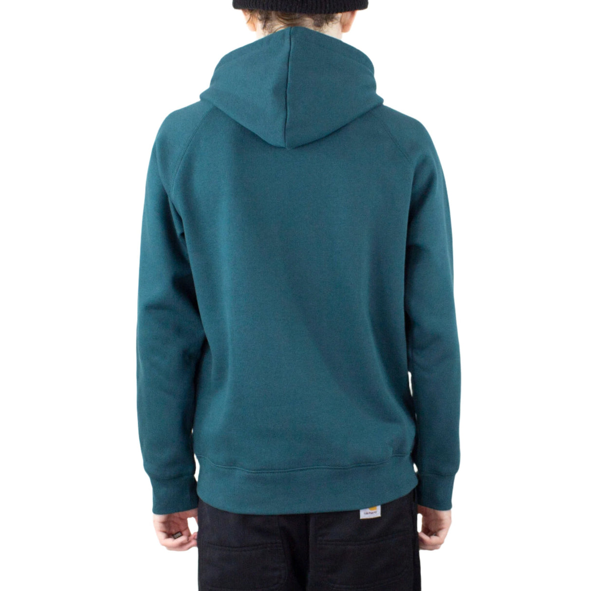 Carhartt WIP Hooded Chase Sweatshirt - Botanic / Gold