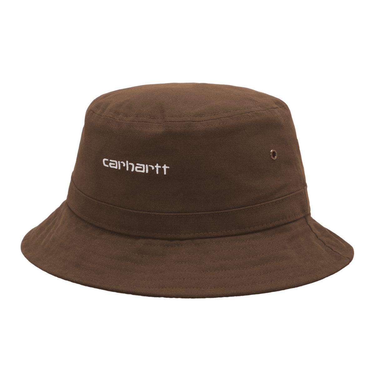 Carhartt WIP Script Bucket Hat - Tamarind / White