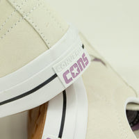 Converse One Star Ox Low Shoes - Cream / Violet