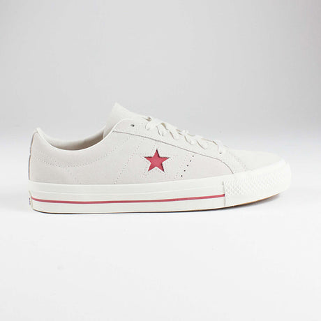 Converse One Star Ox Pro Shoes - Claret Red / Grey