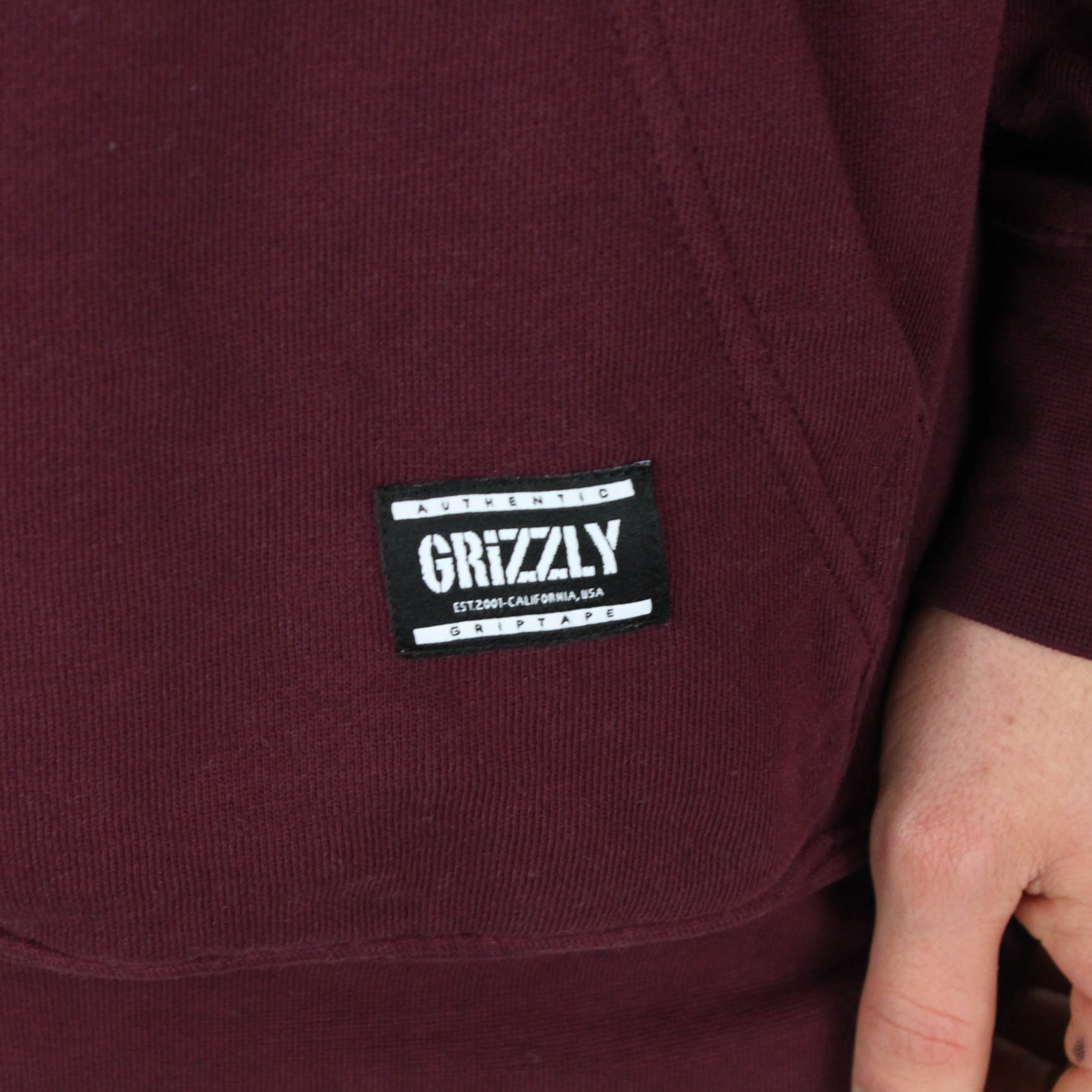 Grizzly og on sale bear embroidered hoodie