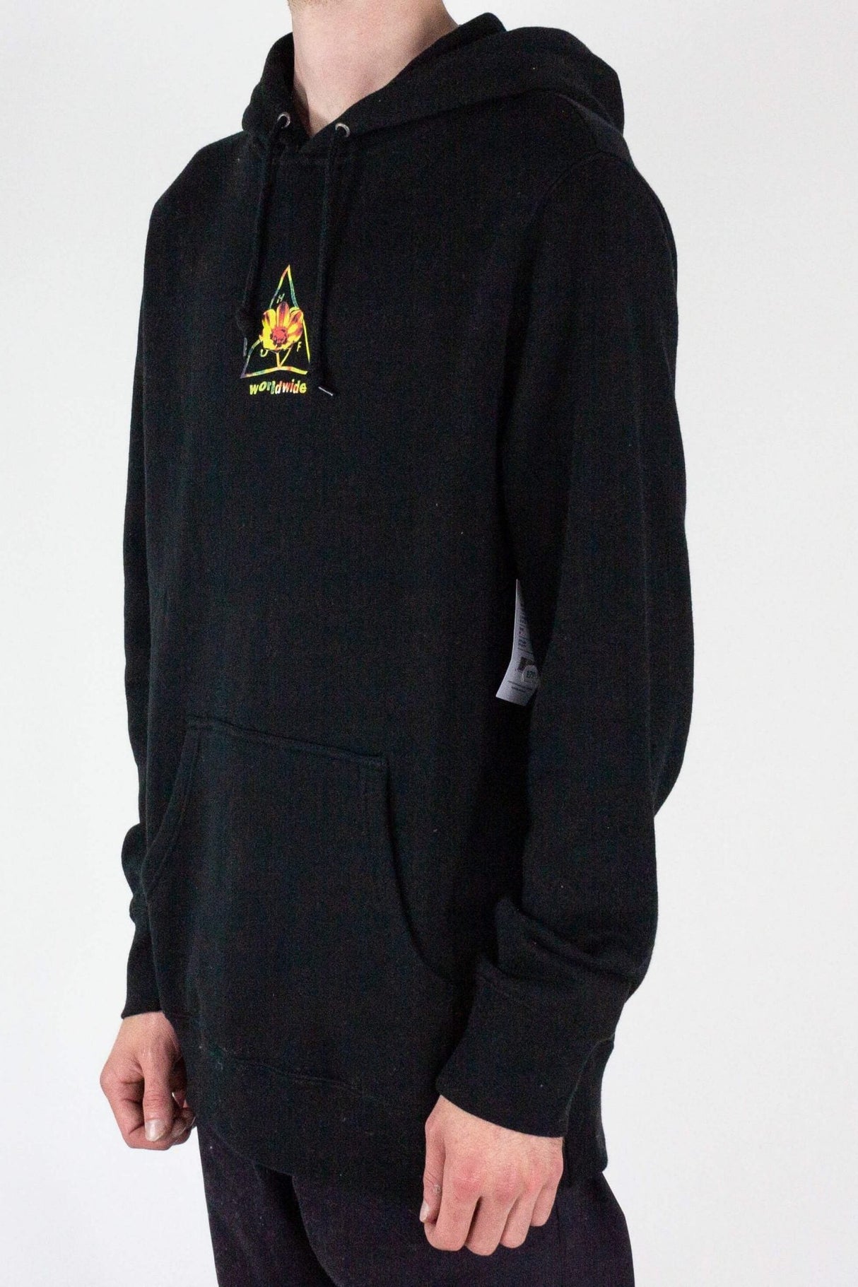 HUF Come Down Hoodie- Black